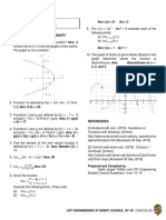 Calculus Problem Set 1: Functions With Solutions. (Online)