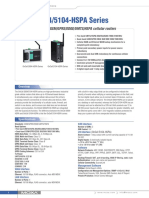 Oncell 5004/5104-Hspa Series: Industrial Five-Band Gsm/Gprs/Edge/Umts/Hspa Cellular Routers