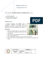 Configuring Ethernet Card: Information Sheet 2.2-4