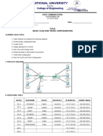 VLAN and Trunk Experiment