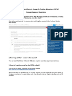 NSE Academy Certificate in Research, Trading & Advisory (CRTA) Frequently Asked Questions
