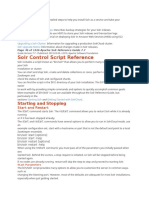 Solr Control Script Reference: Starting and Stopping