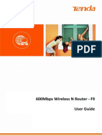 F9 - UG Tenda Router Manual