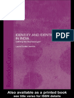 Laura Dudley Jenkins - Identity and Identification in India - Defining The Disadvantaged (2002, Routledge)