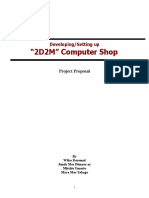 "2D2M" Computer Shop: Developing/Setting Up