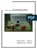 Report On Power Supply