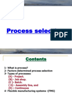 Process Selection Lec