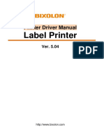 Manual Label Printer Windows Driver English V5.04