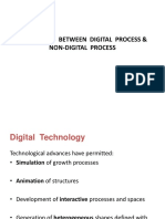 Digital and Non Digital Architecture