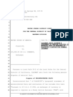 Genuine Disputes Regarding Civil Asset Forfeiture and Bitcoin Traders