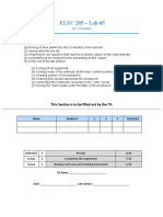 ELEC 205 - Lab #5: Requirements