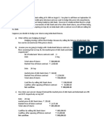 Financial Derivatives Question and Solution