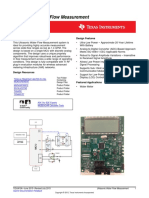 Tidua10a Ultrasonic Water Flow Measurement Design Guide Using MSP430FR6972