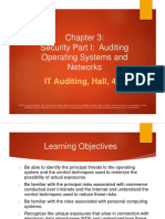 Security Part I: Auditing Operating Systems and Networks: IT Auditing, Hall, 4e