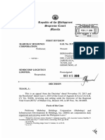 Mabuhay Holdings Corp. vs. Sembcorp Logistics Limited, GR No. 212734