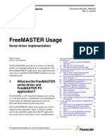 Freemaster Usage: Serial Driver Implementation