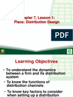 Chapter 7, Lesson 1: Place: Distribution Design