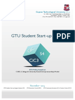 GTU Student Start Up Policy PDF