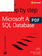 Microsoft® Azure™ SQL Database Step by Step PDF