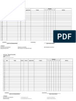 Count Sheet