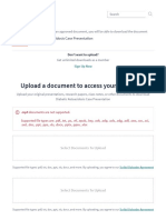 Upload A Document To Access Your Download: Diabetic Ketoacidosis Case Presentation