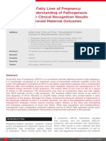 Acute Fatty Liver of Pregnancy: Better Understanding of Pathogenesis and Earlier Clinical Recognition Results in Improved Maternal Outcomes