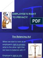 Module 9 PPT - Workplace Privacy