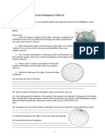 Coordinates Activity Sheet