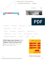 CCNA Cyber Ops (Version 1.1) - Chapter 2 Exam Answers Full