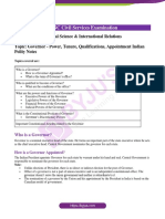 Governor Indian Polity Notes PDF