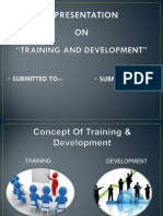 Training and Development