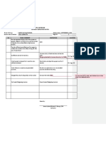 Comment Disposition Matrix