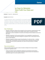 3 - Create A Business Case For Metadata Management To Best Fulfill Your Data and Analytics Initiatives