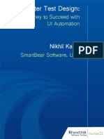 Better Test Design A Journey To Succeed With UI Automation