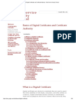 Basics of Digital Certificates and Certificate Authority - Web Service Security Tutorial