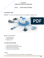 Class Xii Unit II Computer Networks