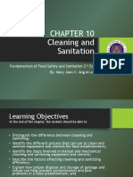 CH10 Cleaning and Sanitation Opreration Lecture