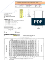 Spreadsheet For Design of Concrete Pipes