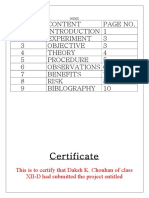 Chemistry Investigatory Project