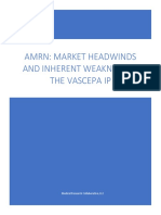 AMRN: Market Headwinds and Inherent Weakness of The Vascepa IP