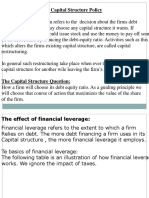 Capital Structure Decision