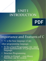 Introduction C