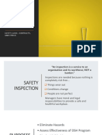 Safety and Health Inspection