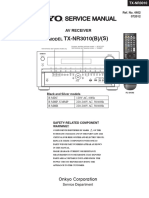 Onkyo TXNR 3010 Service Manual