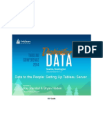 Tableau Server Admin - PDF Guide PDF