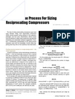 Improving The Process For Sizing Reciprocating Compressors