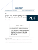 Identification and Optimisation of Hopper-Discharge Chute Systems