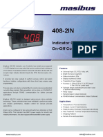 Masibus 408-2IN - R2F - 0516 - Indicator Cum On-Off Controller