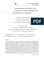 Factors Affecting Employees Performance and Retent PDF