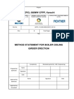 MS For Boiler Ceiling Girder Erection